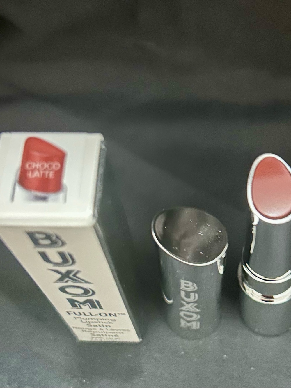 Buxom Full-On Lip Plumping Satin Lipstick Choco-Latte - Picture 3 of 3